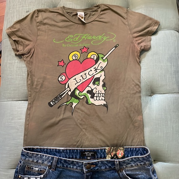 Vintage Don Ed Hardy T-Shirt - Picture 2 of 6